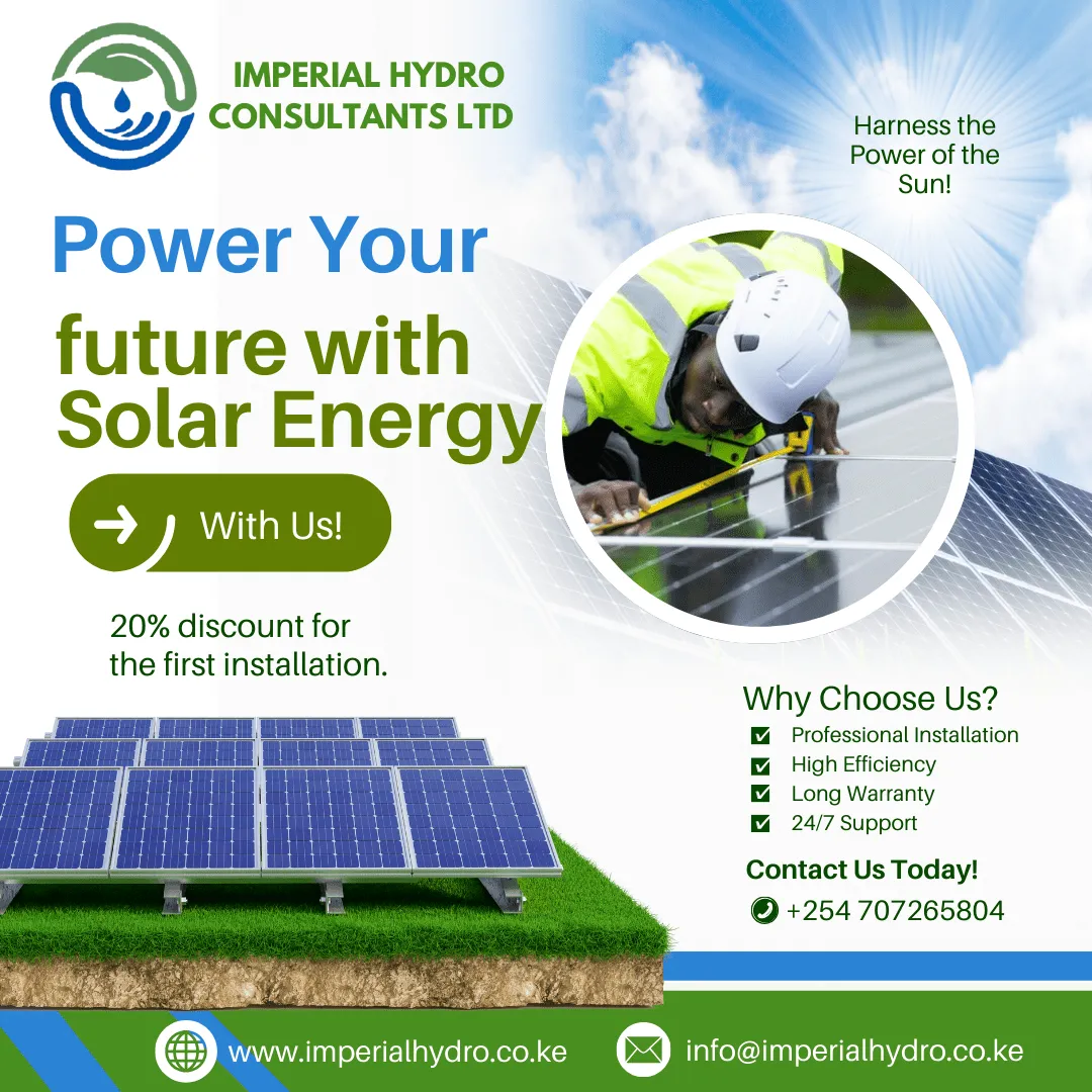 Kendrick Designs portfolio — Imperial Hydro — web design